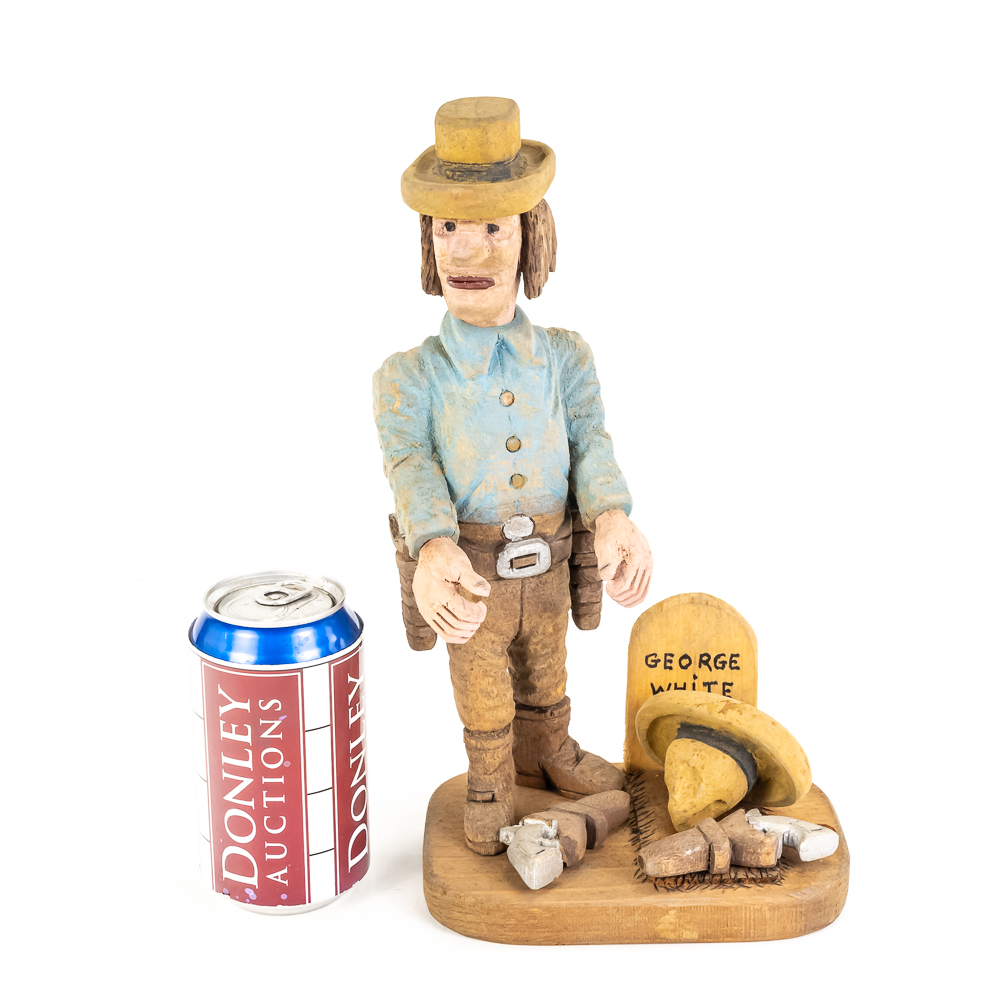 Hand-Carved Wooden Folk Art - George White