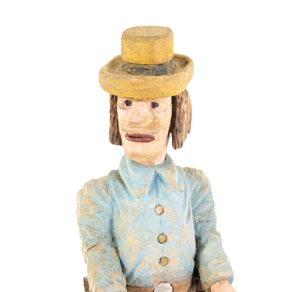 Hand-Carved Wooden Folk Art - George White