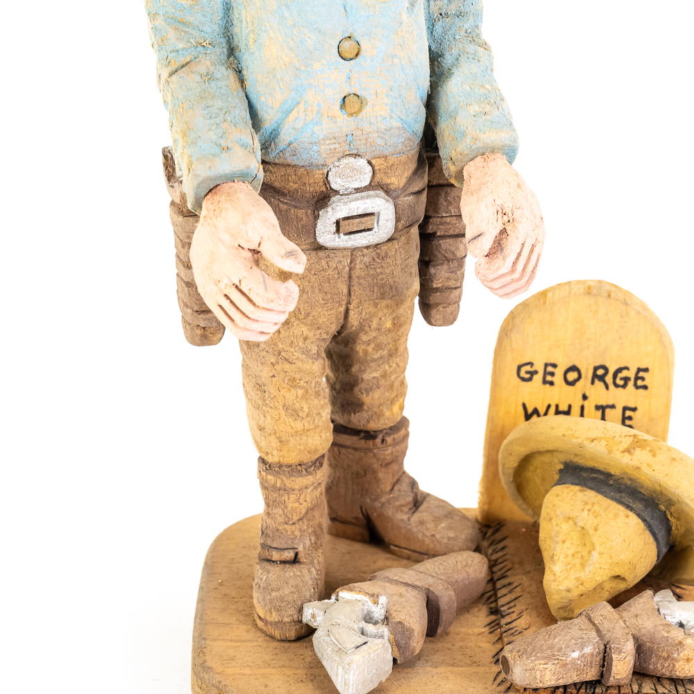 Hand-Carved Wooden Folk Art - George White