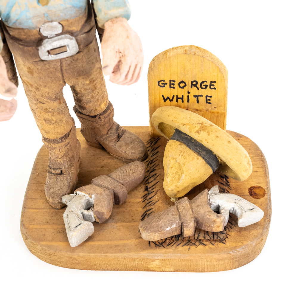 Hand-Carved Wooden Folk Art - George White