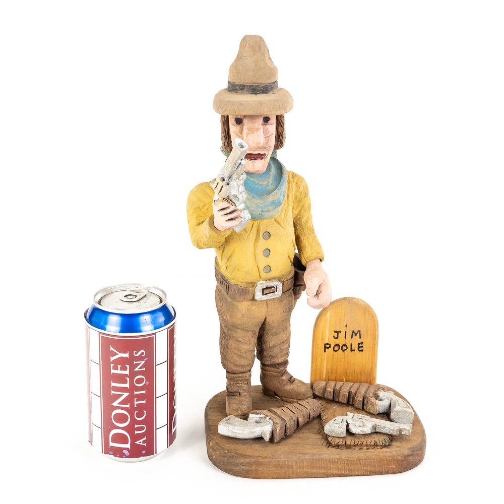 Hand-Carved Wooden Folk Art - Jim Poole