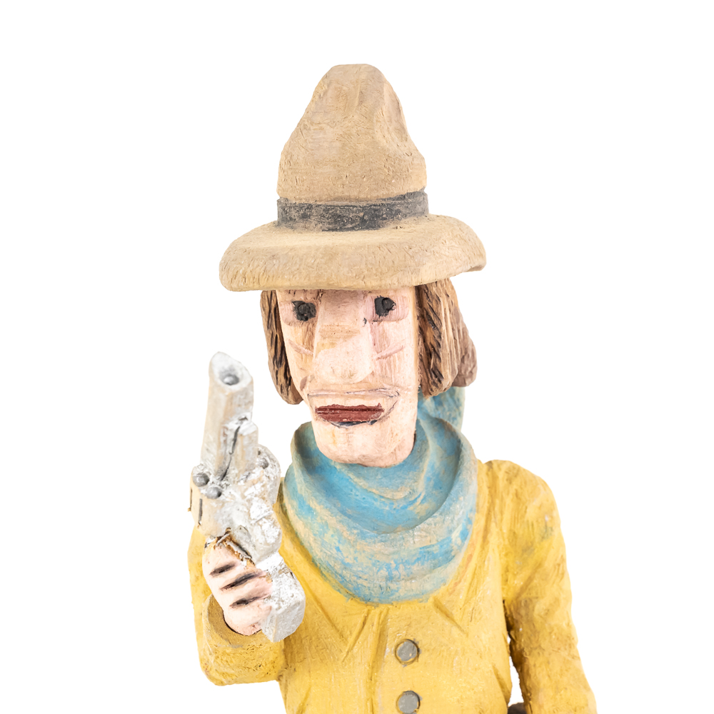 Hand-Carved Wooden Folk Art - Jim Poole