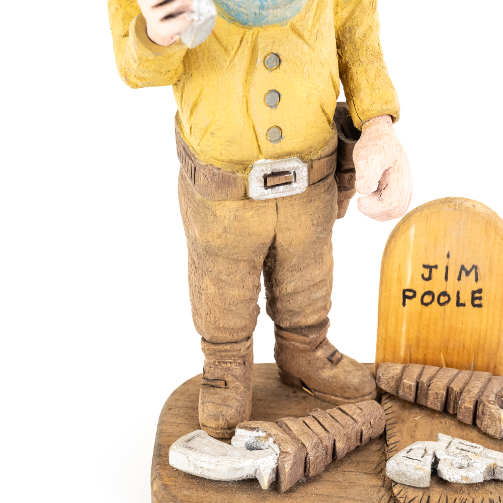 Hand-Carved Wooden Folk Art - Jim Poole