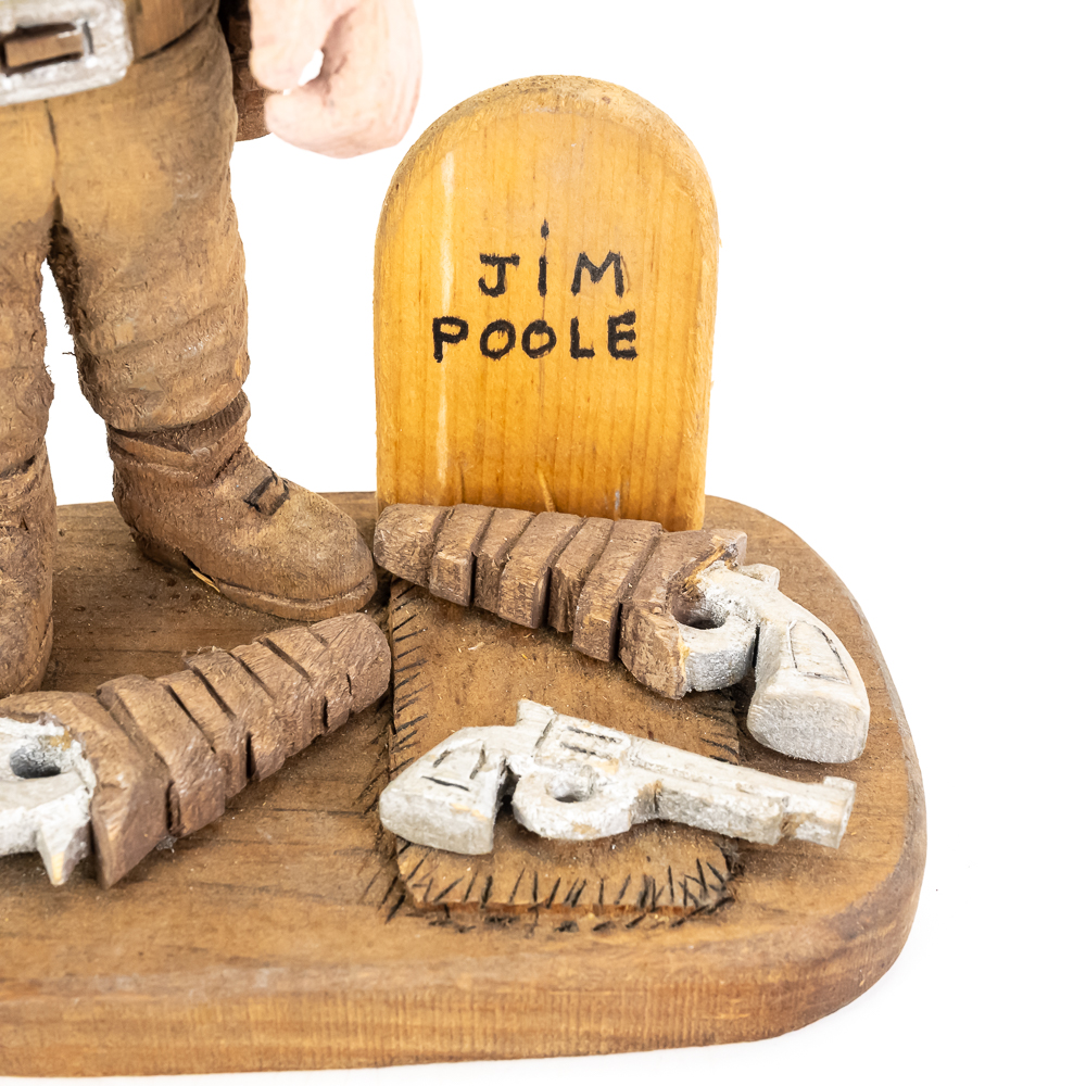 Hand-Carved Wooden Folk Art - Jim Poole