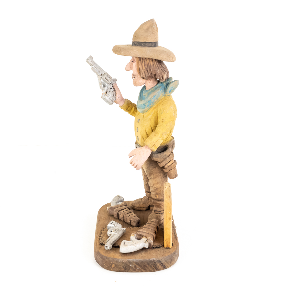 Hand-Carved Wooden Folk Art - Jim Poole