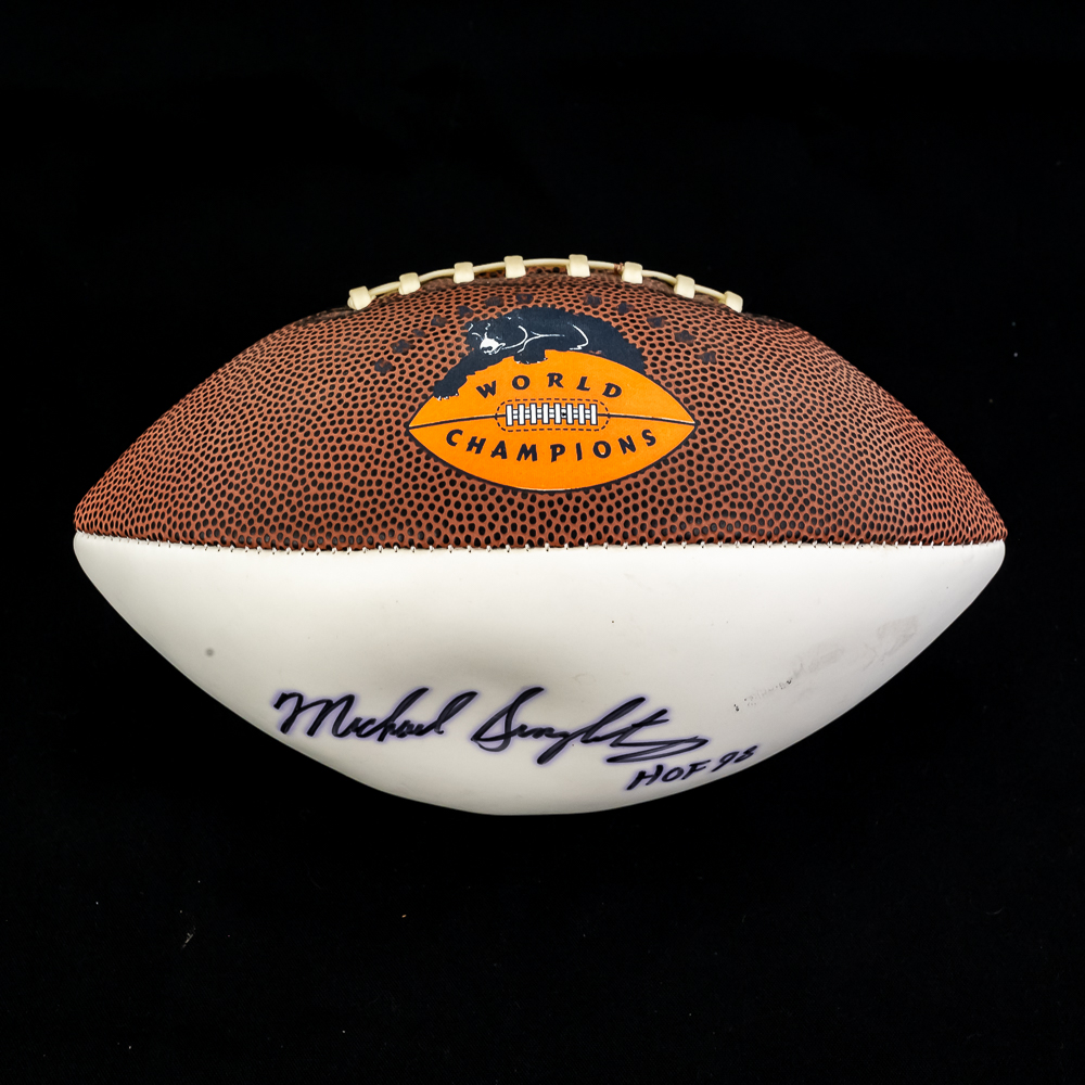 Singletary Berrian & Smith Signed Mini Footballs