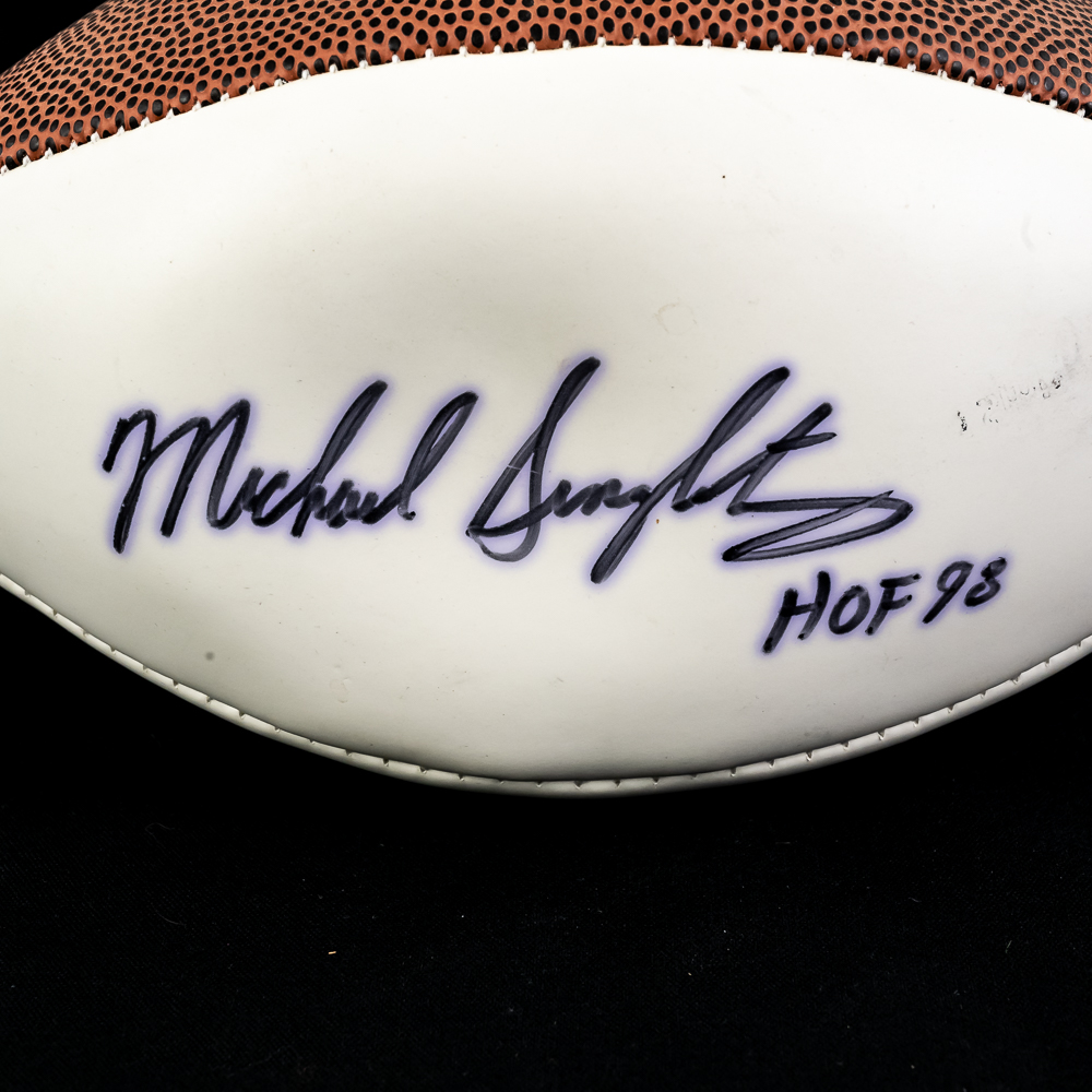 Singletary Berrian & Smith Signed Mini Footballs