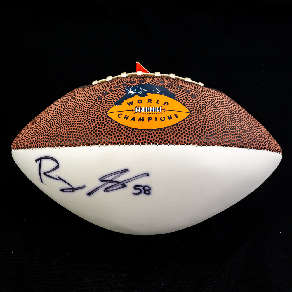 Singletary Berrian & Smith Signed Mini Footballs