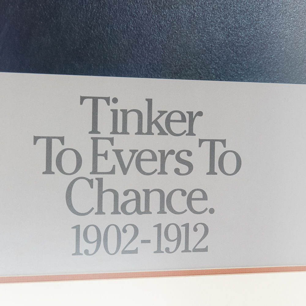 Chicago Cub Tinker to Evers to Chance Framed Print