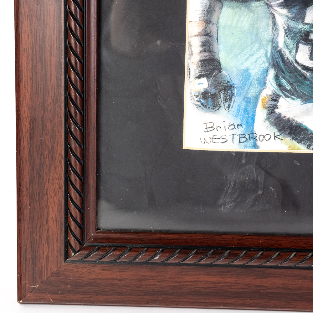 Rob Gronkowski LE Relic & Philadelphia Eagle Print