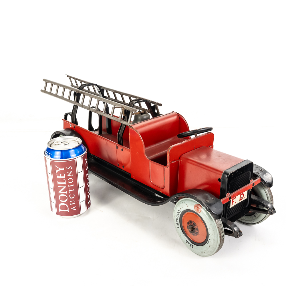 1926 J. Chein Fire Hercules Toy Hook Ladder Truck