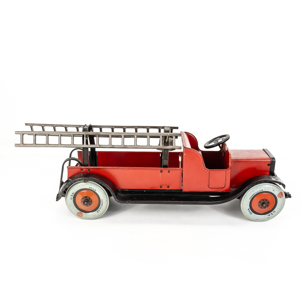 1926 J. Chein Fire Hercules Toy Hook Ladder Truck