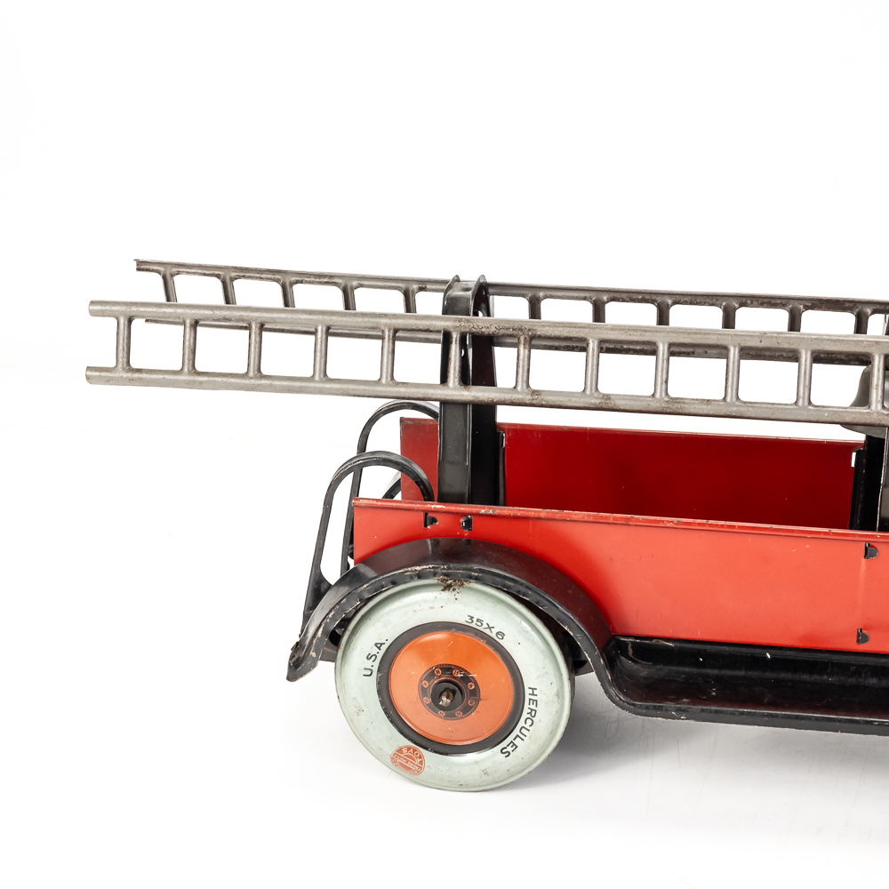 1926 J. Chein Fire Hercules Toy Hook Ladder Truck