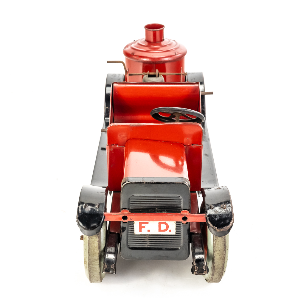 J. Chein Fire Pump Hercules Toy Fire Truck w Box