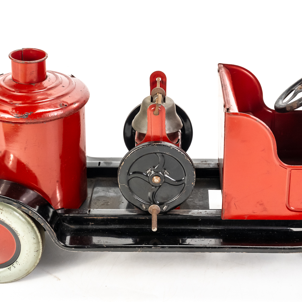J. Chein Fire Pump Hercules Toy Fire Truck w Box
