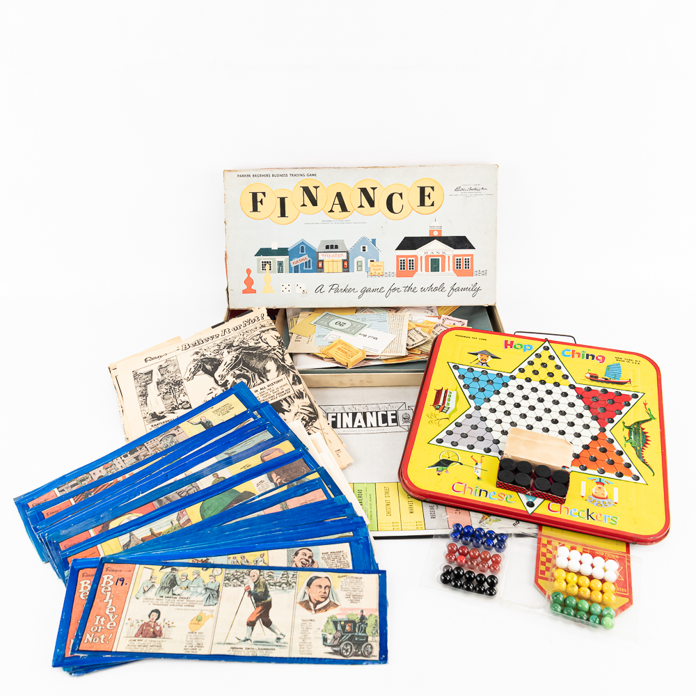Finance & Ching Chinese Checkers Ripleys Comics