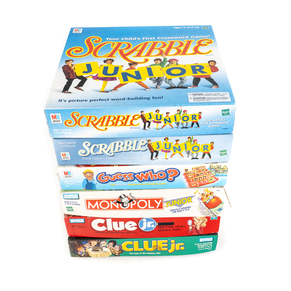 (6) Early-2000s Pre-WIFI Children's Board Games