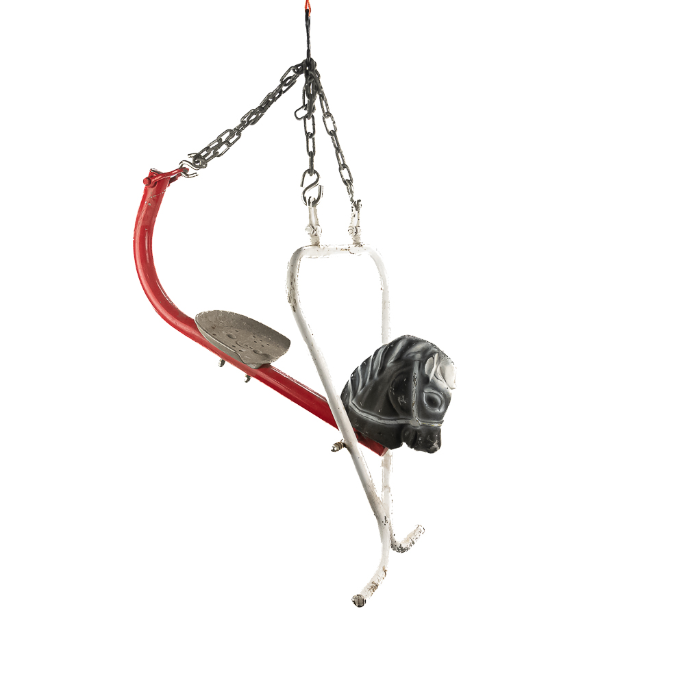 Vintage 1970s Horse Ride-On Swing Glider