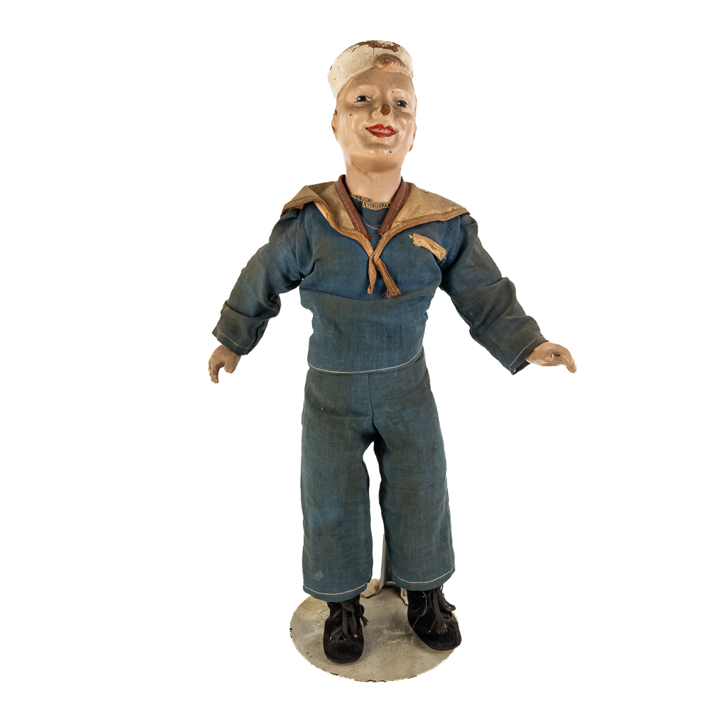 (4) Vintage Navy Sailor Dolls