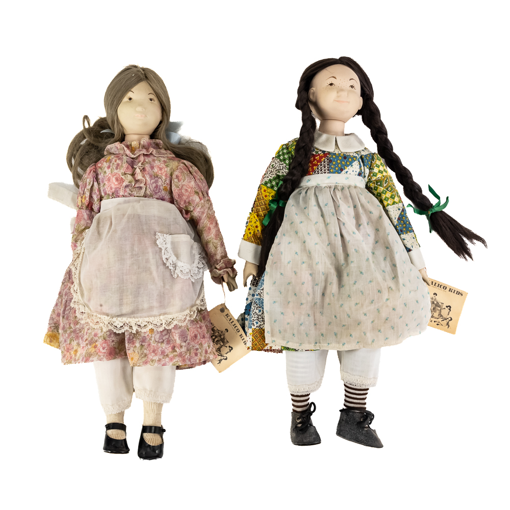 (5) Vintage Kalico Kids Doll Collection 18.5"