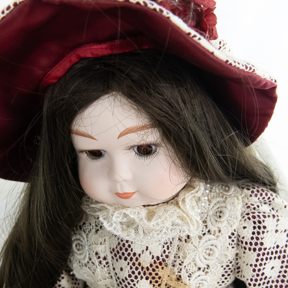 (3) Victoria Ashlea Original Porcelain Face Dolls