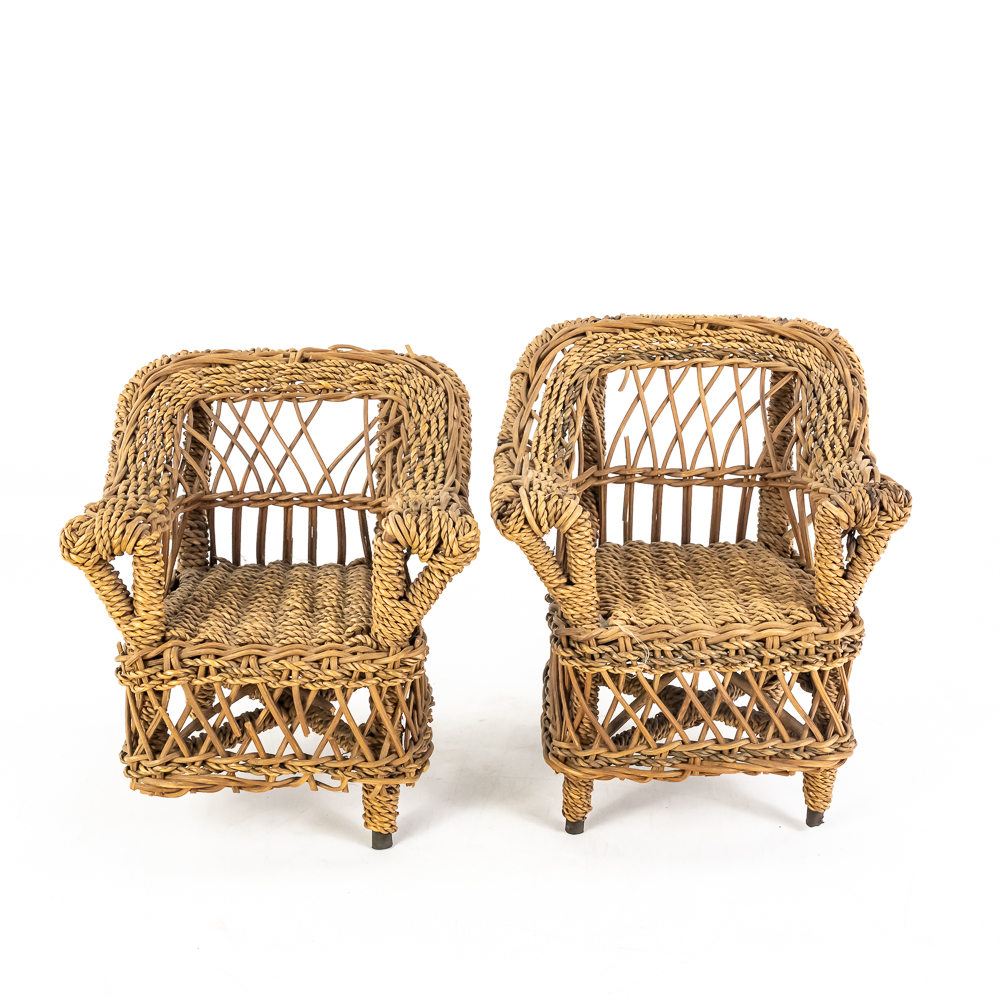 Vintage Dollhouse Miniature Furniture