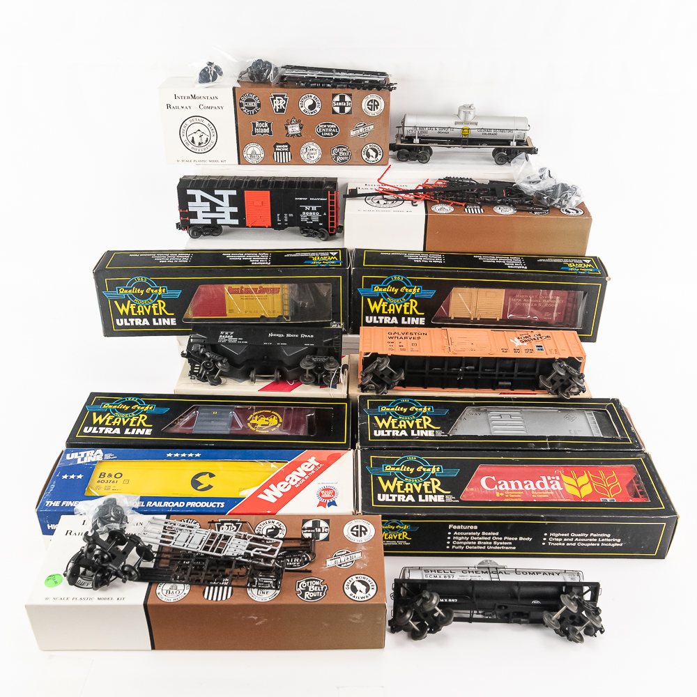 (11) InterMountain & Weaver Railway Car Assortment
