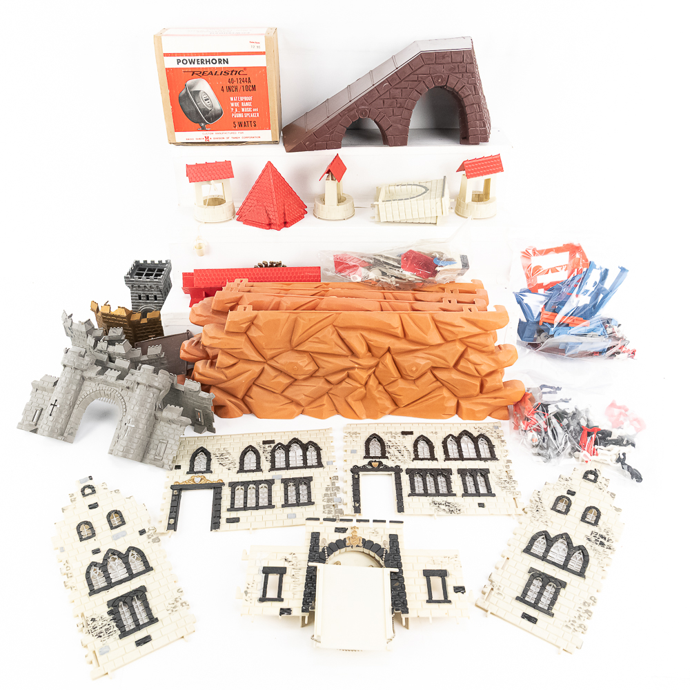 1960s King Arthur's & MPC Castle Playsets