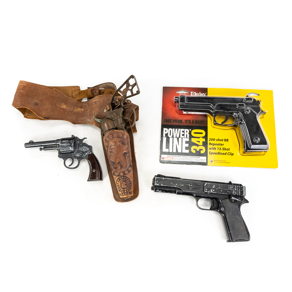 (4) Vintage Toy Cap & BB Guns