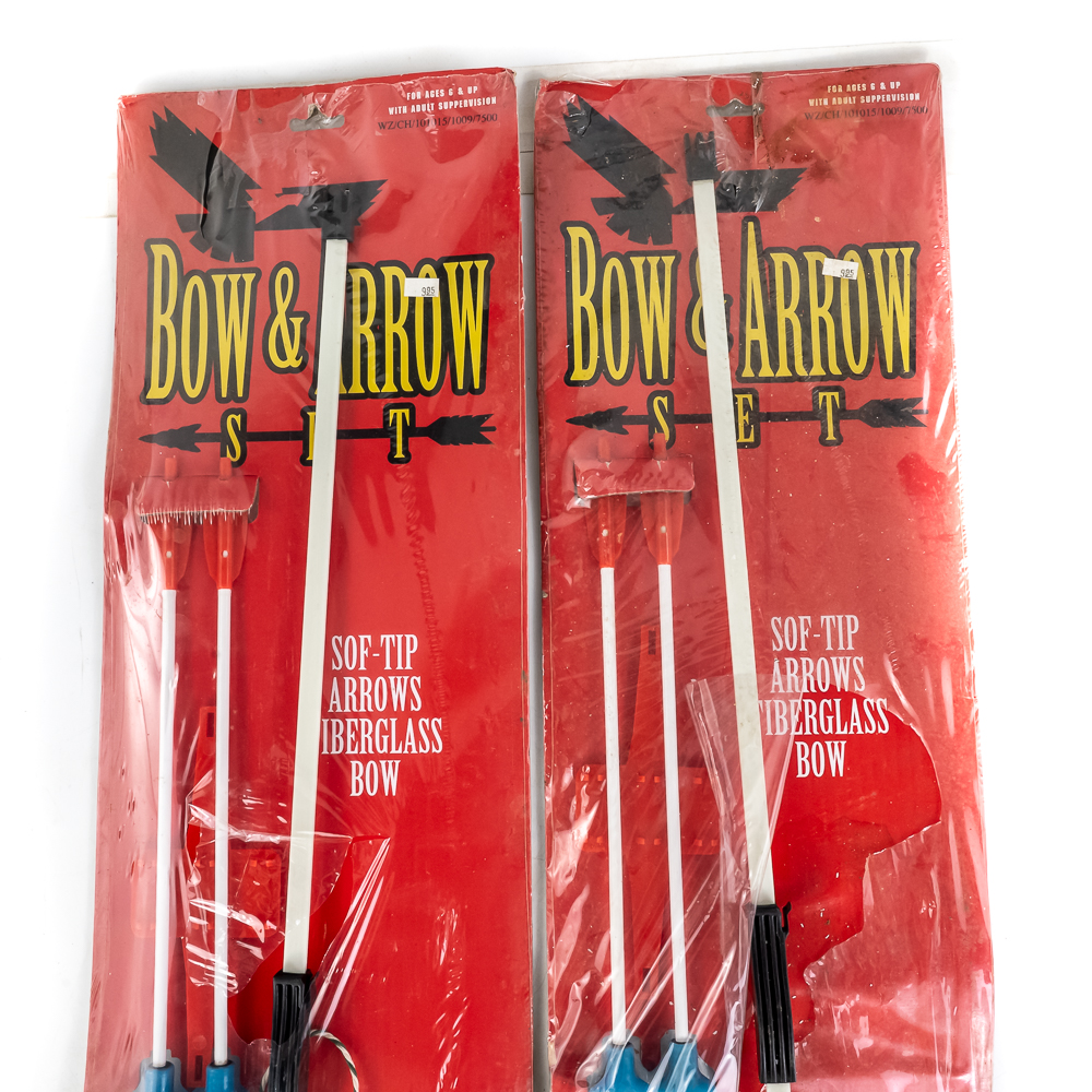 Lot Vintage Crossbows and Bow & Arrow Toys