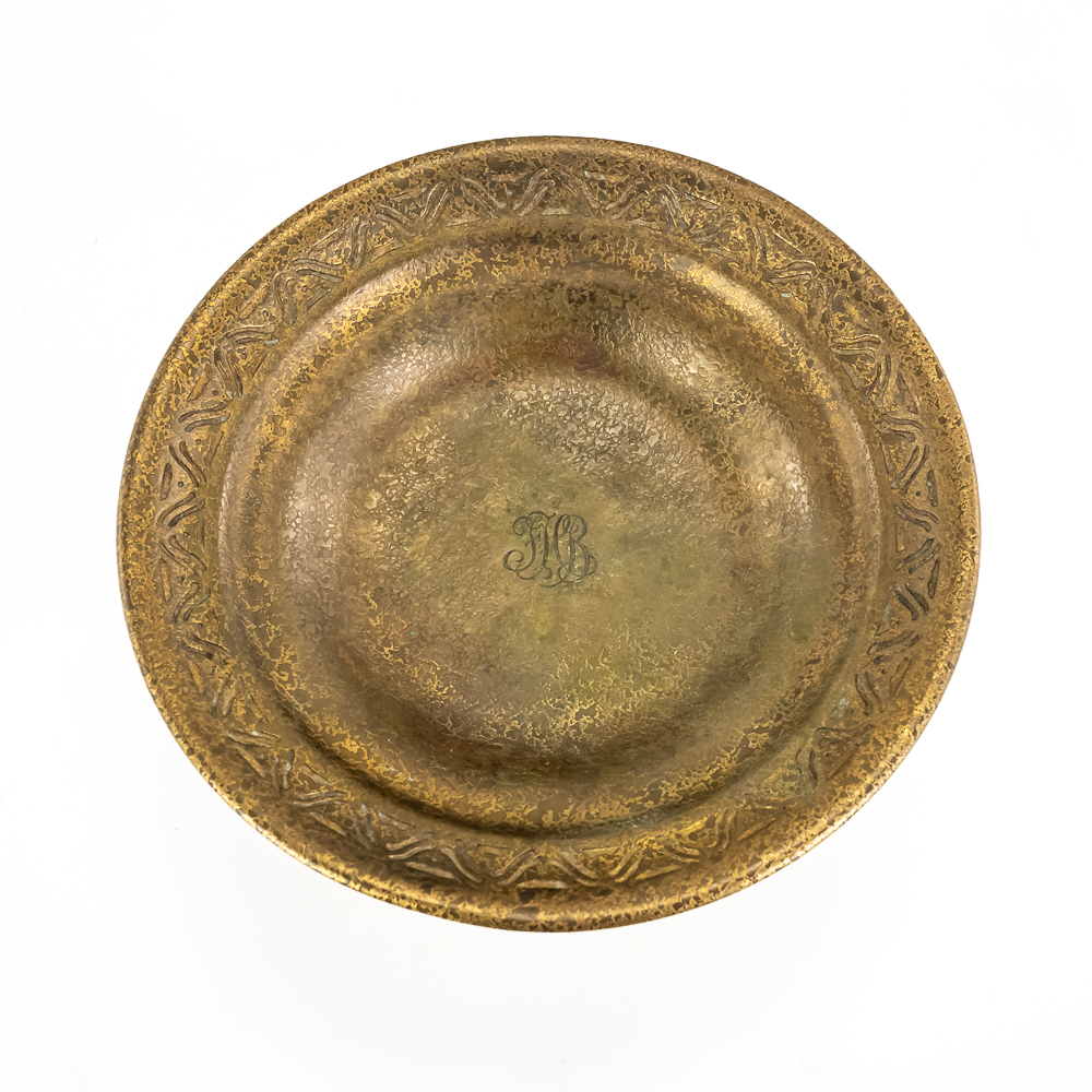 Tiffany Studios Gold Dore Bronze Tazza #1702