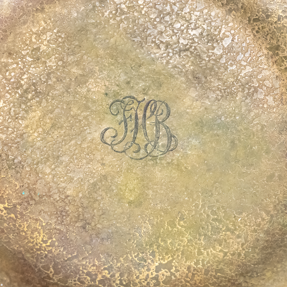 Tiffany Studios Gold Dore Bronze Tazza #1702
