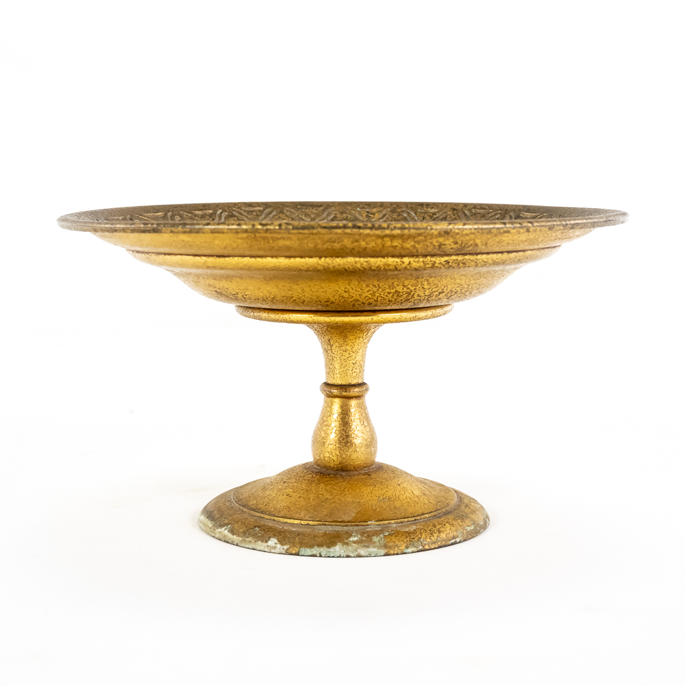 Tiffany Studios Gold Dore Bronze Tazza #1702