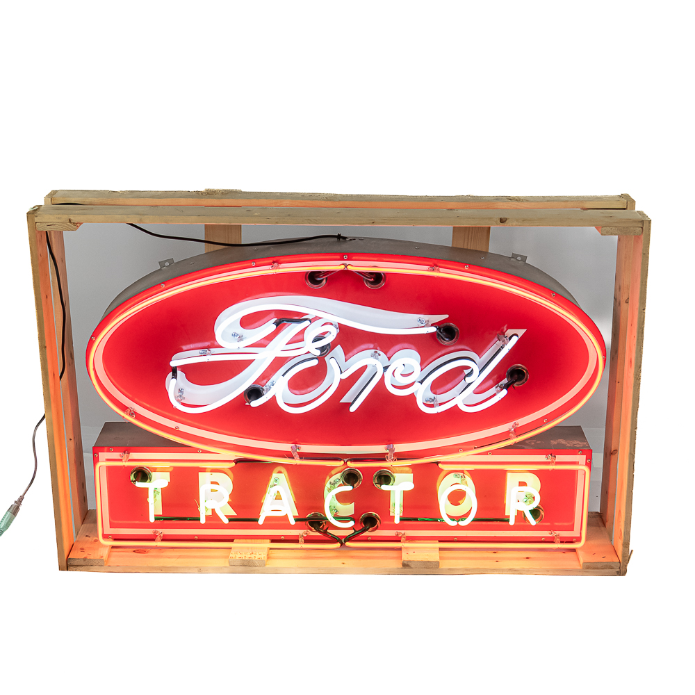 Ford Tractor Neon Advertising Sign
