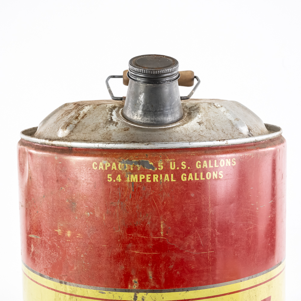 Vintage Huffy 6.5 Gallon Metal Gasoline Can