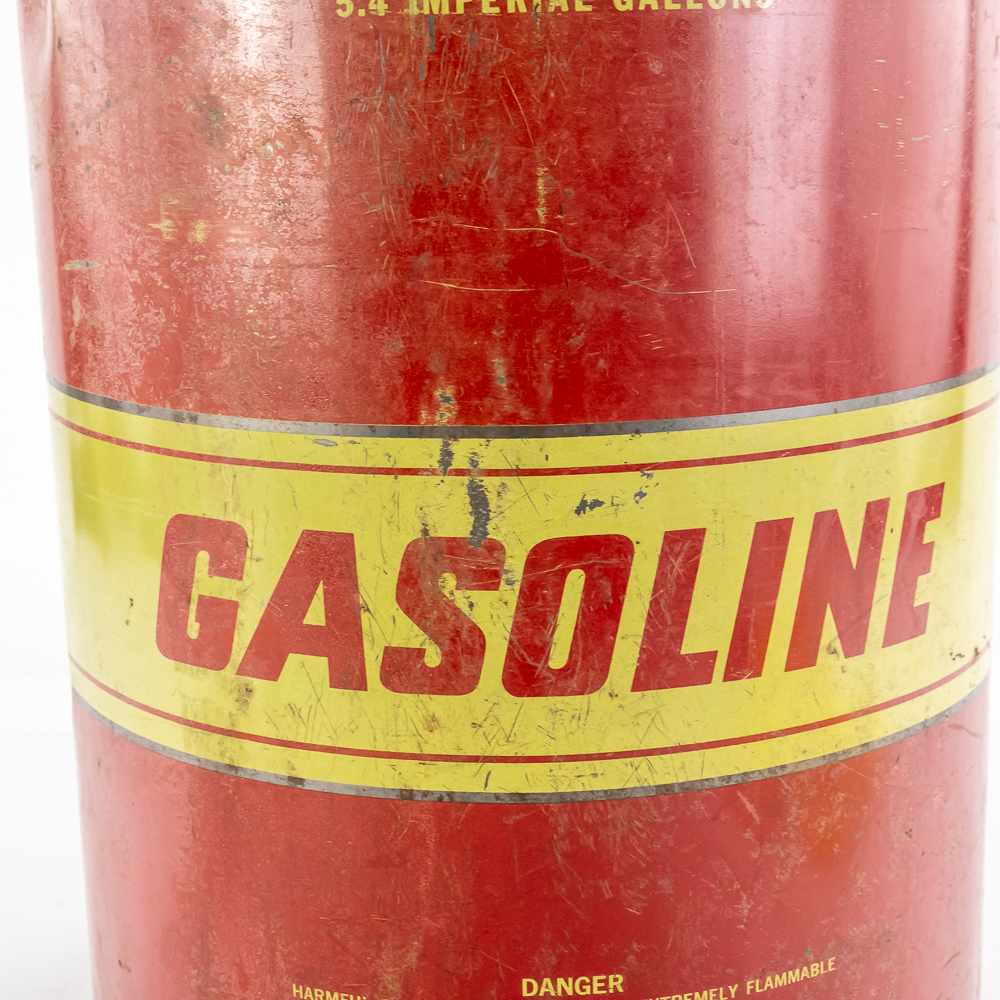 Vintage Huffy 6.5 Gallon Metal Gasoline Can
