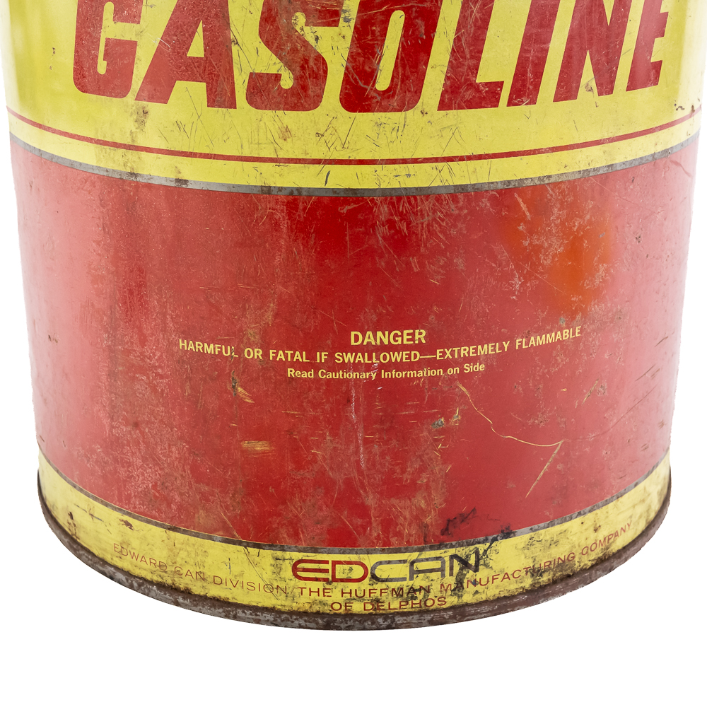 Vintage Huffy 6.5 Gallon Metal Gasoline Can
