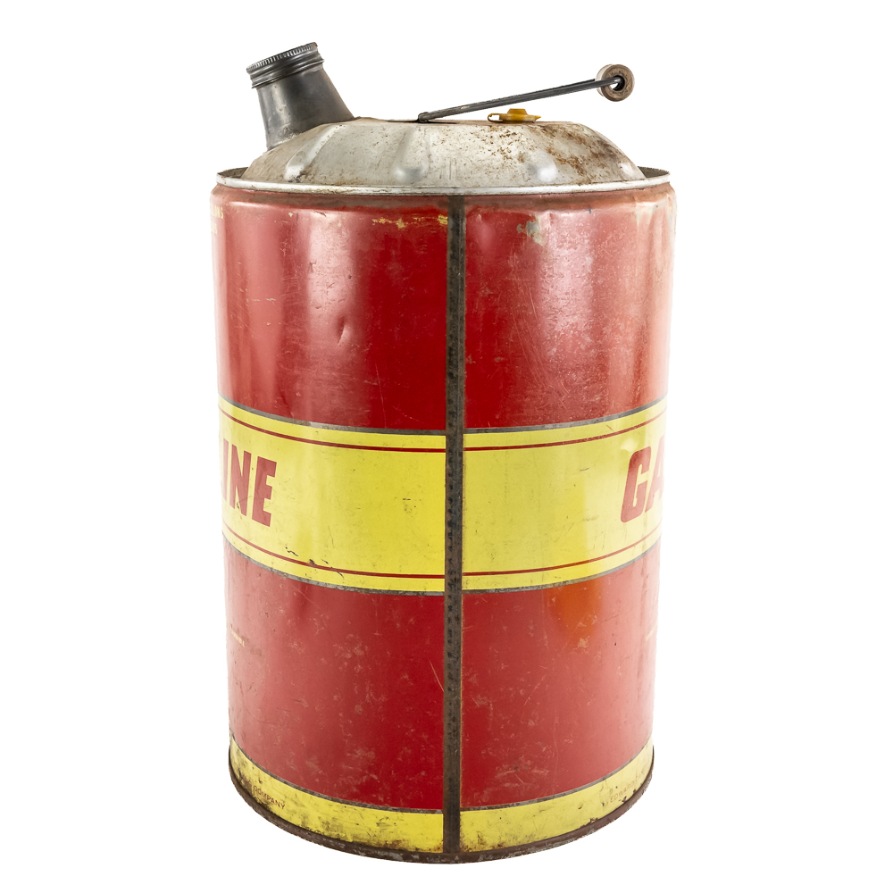 Vintage Huffy 6.5 Gallon Metal Gasoline Can
