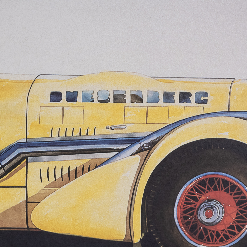 Vintage 1935 Duesenberg SJ Speedster Art Print