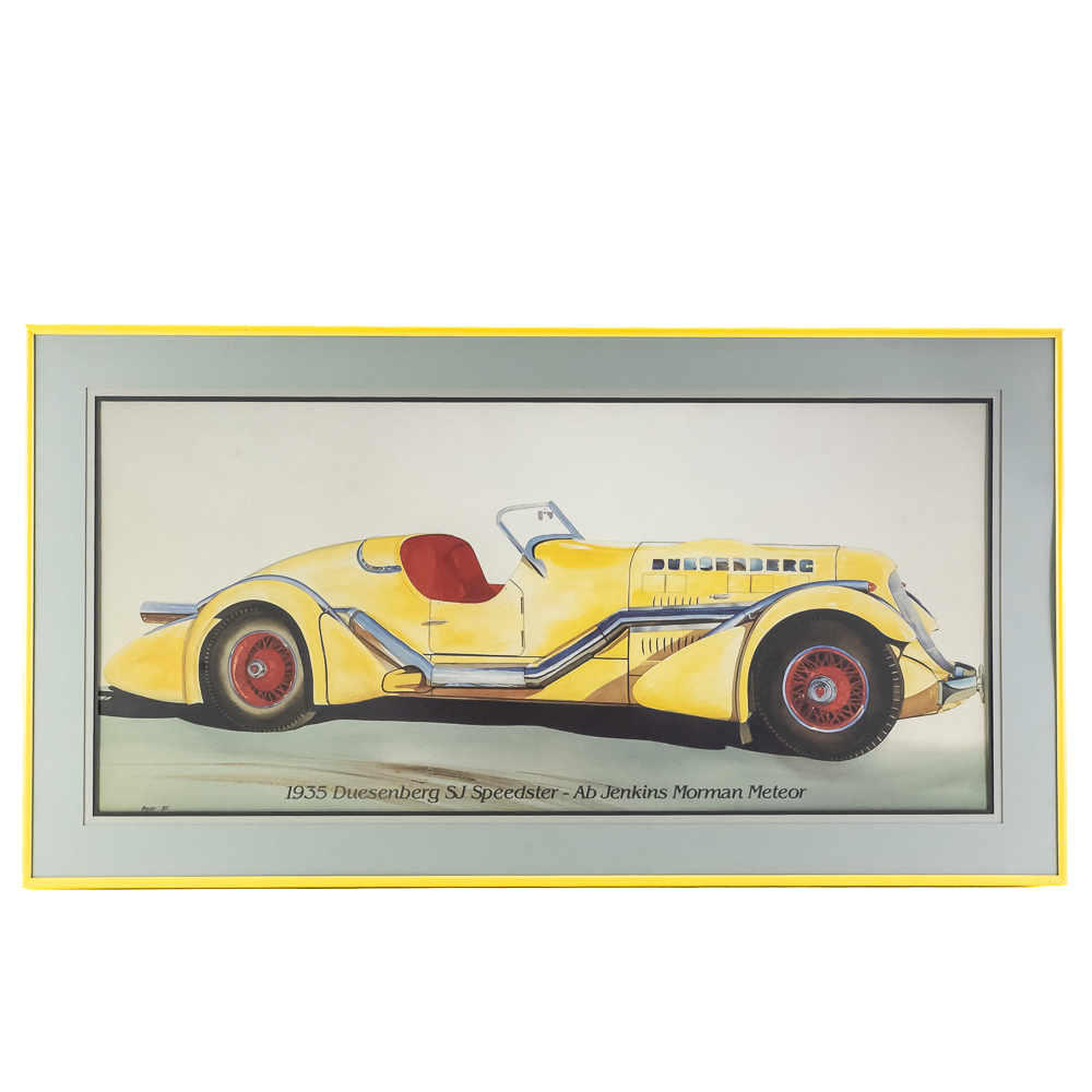 1935 Duesenberg Model SJ Special Framed Print