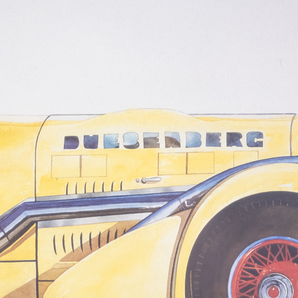 1935 Duesenberg Model SJ Special Framed Print