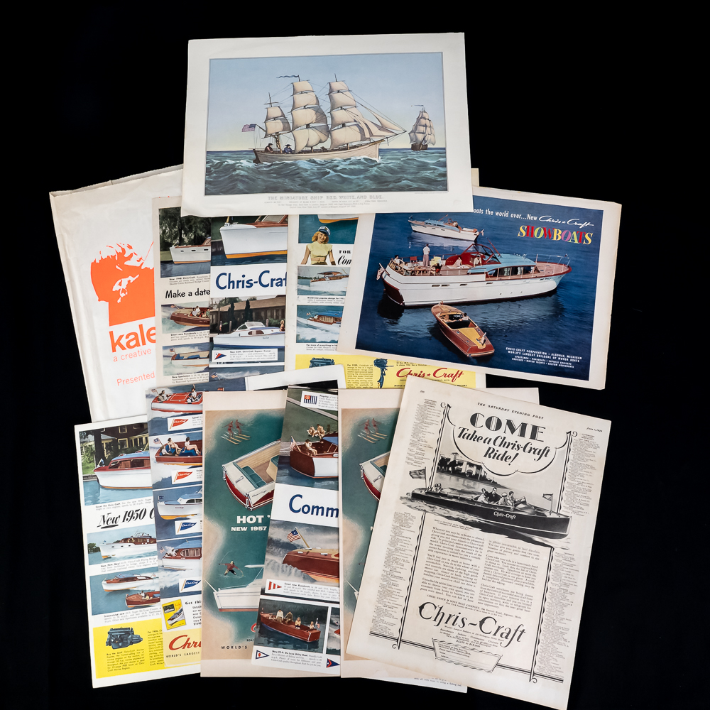 (9) Nautical and Maritime Print Advertisements