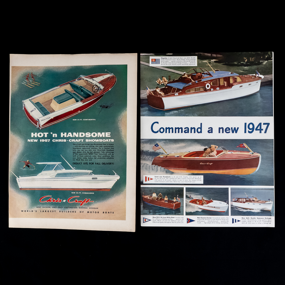 (9) Nautical and Maritime Print Advertisements