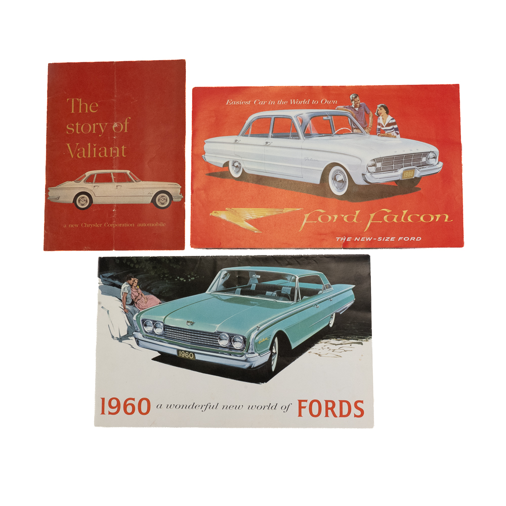 (8) Original 1960-63 Automotive Sales Literature