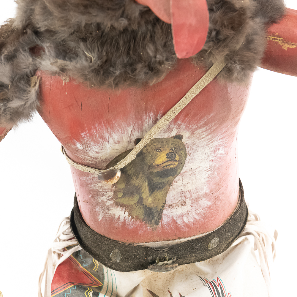 Hand-Carved Wooden Native American Kachina Doll