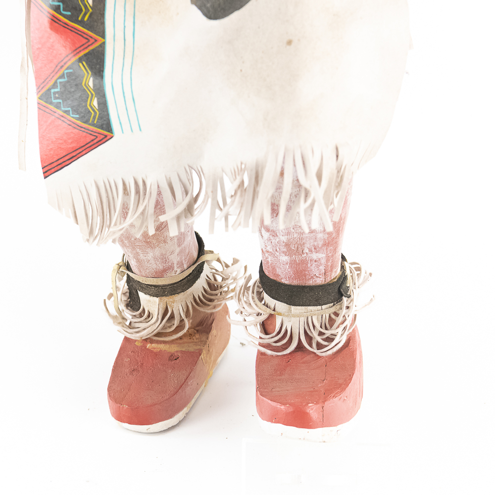 Hand-Carved Wooden Native American Kachina Doll