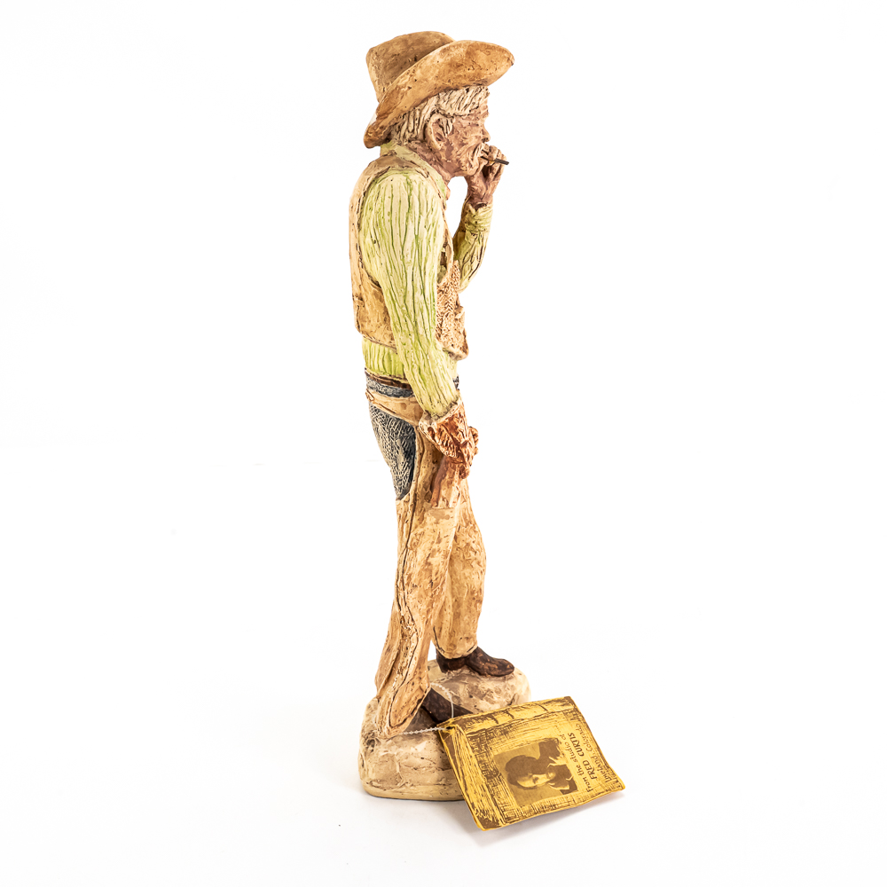 Collectible 1975 Fred Curtis Western Cowboy Statue