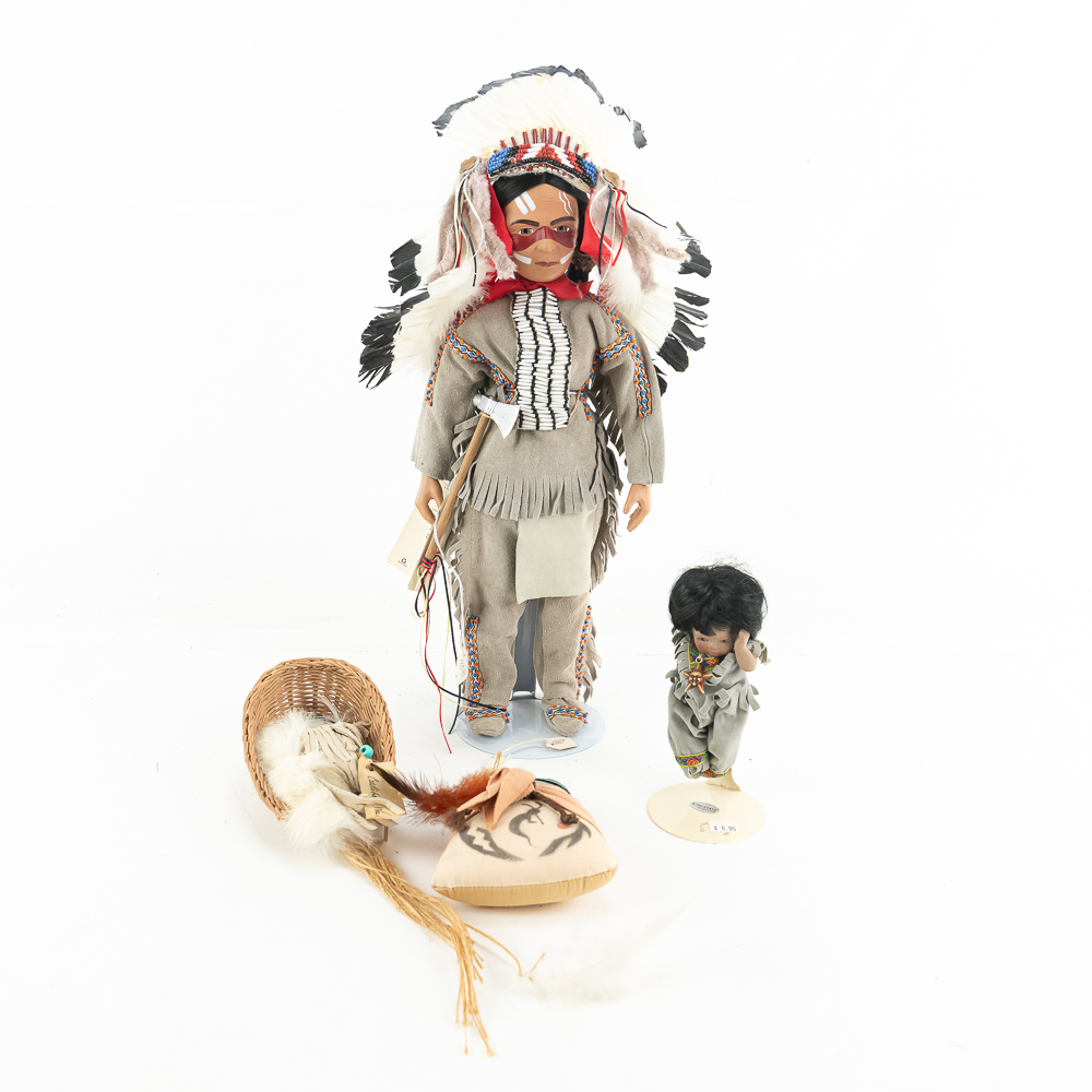 Native American Chief Collectible Doll