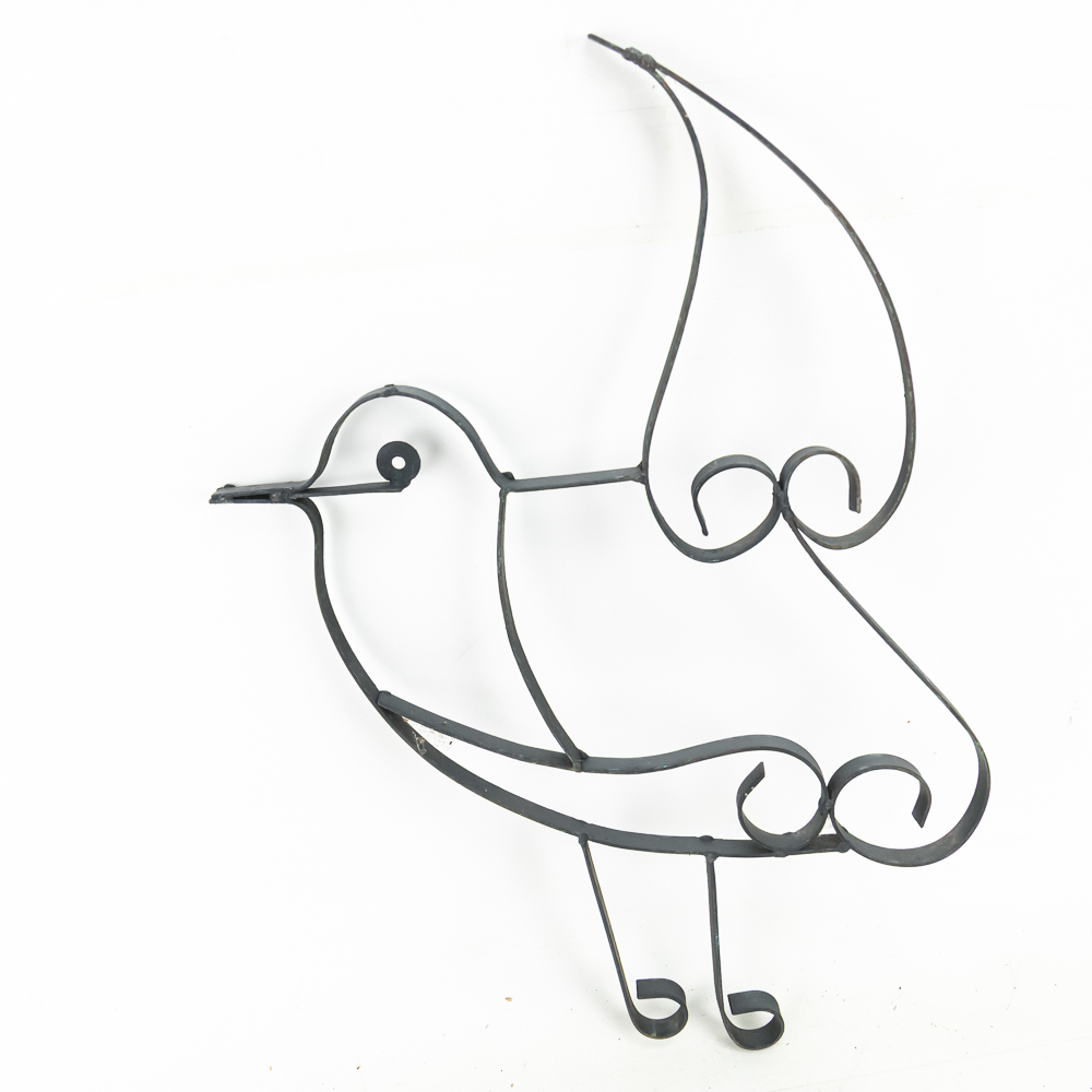 Large Decorative Hand-Forged Cowboy Spur, Misc
