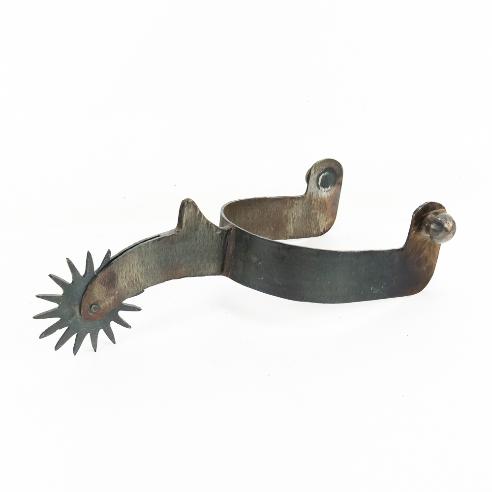 Large Decorative Hand-Forged Cowboy Spur, Misc